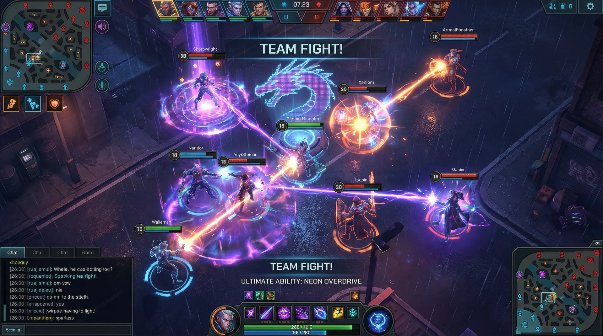 MOBA游戏团战名场面 - 乐竞体育 高能时刻