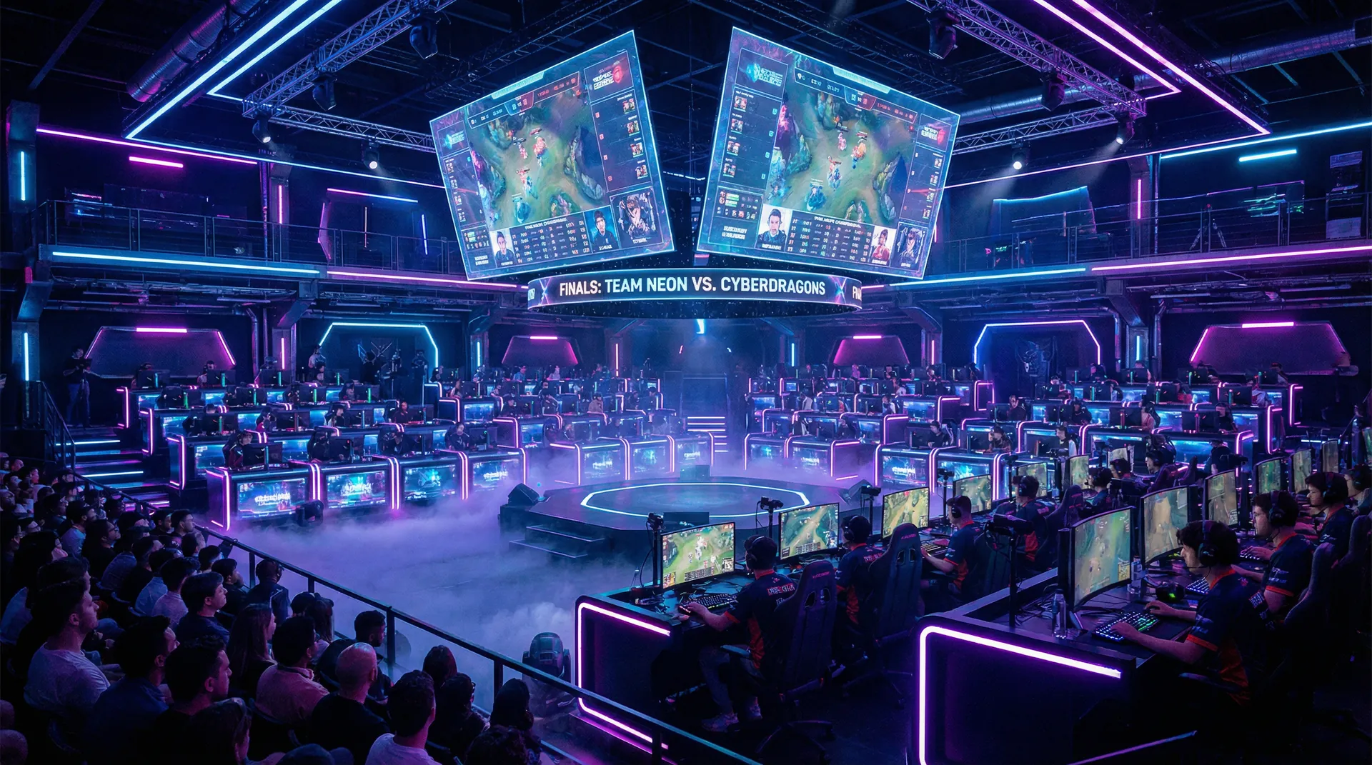 电竞赛事舞台 - 乐竞体育 赛事中心